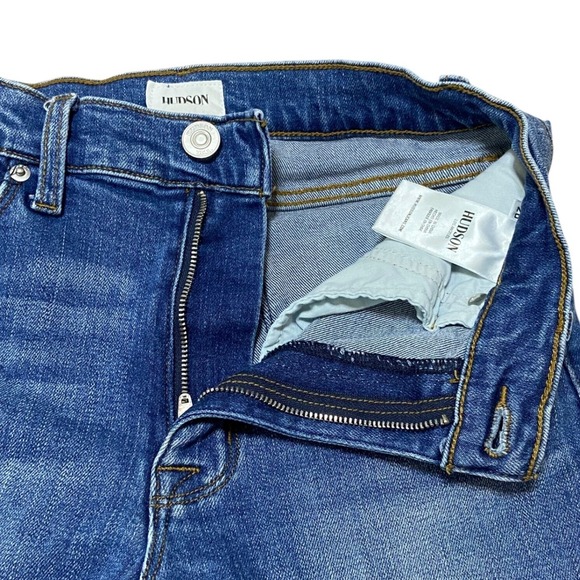 Hudson Jeans Mid Rise Straight‎ Leg Ankle Distressed Jeans Size 26 - Picture 6 of 12